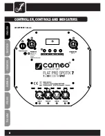 Предварительный просмотр 8 страницы Cameo FLAT PRO SPOTIX CLFLATPROSP4 User Manual