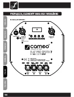 Предварительный просмотр 104 страницы Cameo FLAT PRO SPOTIX CLFLATPROSP4 User Manual