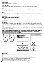 Preview for 12 page of Cameo HYDRABEAM 100 User Manual