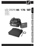 Предварительный просмотр 3 страницы Cameo LED DROPIX 66 User Manual