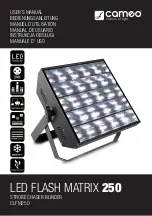 Cameo LED FLASH MATRIX 250 User Manual предпросмотр