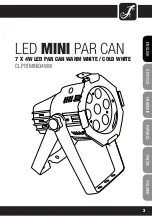 Preview for 3 page of Cameo LED MINI PAR CAN User Manual