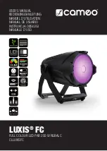 Cameo LUXIS FC CLLUXISFC User Manual preview