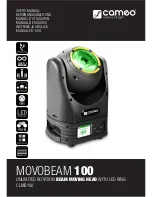 Cameo MOVOBEAM 100 User Manual preview
