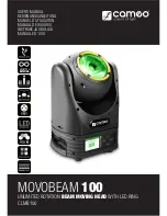 Cameo MOVOBEAM 100 User Manual предпросмотр