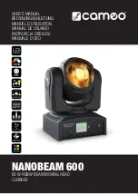 Cameo NANOBEAM 600 User Manual preview