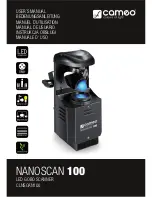 Cameo NANOSCAN 100 User Manual preview