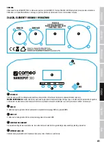 Preview for 41 page of Cameo NANOSPOT 300 User Manual