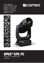 Cameo OPUS Series User Manual preview