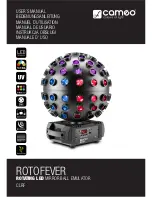 Cameo ROTOFEVER User Manual preview