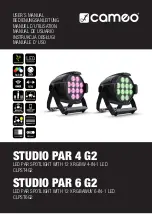 Cameo STUDIO PAR 4 G2 User Manual предпросмотр