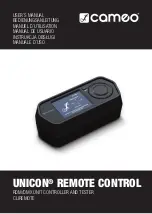 Cameo UNICON User Manual preview