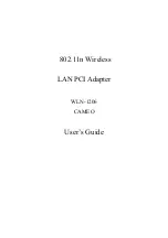 Cameo WLN-1206 User Manual preview