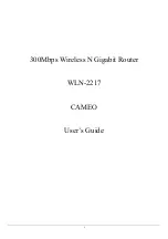 Cameo WLN-2217 User Manual предпросмотр