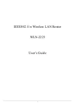 Cameo WLN-2223 User Manual предпросмотр