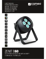 Cameo ZENIT B60 User Manual preview