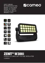 Предварительный просмотр 1 страницы Cameo ZENIT W300i User Manual