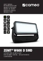 Cameo ZENIT W600 D SMD User Manual предпросмотр