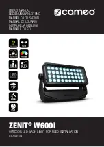 Предварительный просмотр 1 страницы Cameo ZENIT W600i User Manual