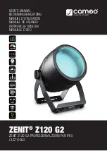 Preview for 1 page of Cameo ZENIT Z120 G2 User Manual