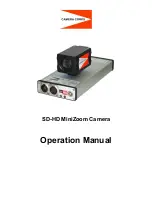 Camera Corps SD-HD MiniZoom Operation Manual preview