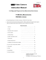 CAMERA LINK FC300ACL Instruction Manual предпросмотр