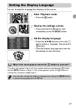 Preview for 21 page of Camera Powershot SX220 HS User Manual