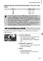 Preview for 119 page of Camera Powershot SX220 HS User Manual