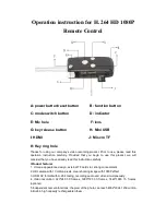 Camera2000 MNR1218L Operation Instruction preview