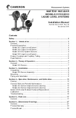 Preview for 1 page of Cameron 351 Installation Manual