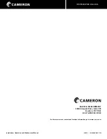 Предварительный просмотр 10 страницы Cameron NAVCO S30 Installation, Operation And Maintenance Manual