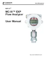 Cameron NUFLO MC-III EXP User Manual preview