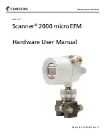 Cameron NUFLO Scanner 2000 microEFM Hardware User Manual предпросмотр