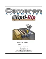 Cameron Opti-Rip 415A-M1 Manual preview