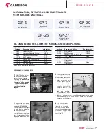 Preview for 19 page of Cameron ORBIT GP-6 Installation Operation & Maintenance