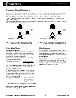 Preview for 8 page of Cameron TYPE 31 Installation, Operation And Maintenance Manual