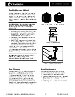 Preview for 9 page of Cameron TYPE 31 Installation, Operation And Maintenance Manual