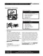 Preview for 2 page of Cameron W-K-M DynaSeal 210F Installation, Operation And Maintenance Manual