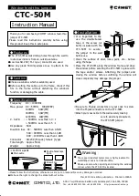 Preview for 2 page of CAMET CTC-50M Instruction Manual