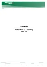 Preview for 1 page of Camfil CamSafe Installation & Operating Manual