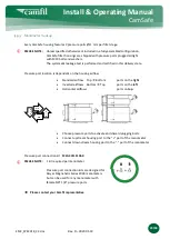 Preview for 24 page of Camfil CamSafe Installation & Operating Manual