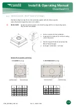 Предварительный просмотр 19 страницы Camfil CleanSeal V3 Installation & Operating Manual