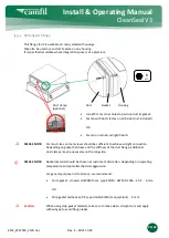 Предварительный просмотр 25 страницы Camfil CleanSeal V3 Installation & Operating Manual