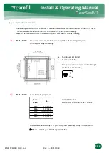 Preview for 26 page of Camfil CleanSeal V3 Installation & Operating Manual