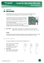 Предварительный просмотр 40 страницы Camfil CleanSeal V3 Installation & Operating Manual