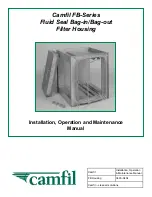 Camfil FB Series Installation, Operation And Maintenance Manual preview