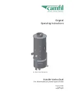 Preview for 1 page of Camfil Handte Vortex Dual Operating Instructions Manual