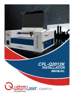 Предварительный просмотр 1 страницы CamFive Qustom Laser CFL-Q2012K Installation Manual