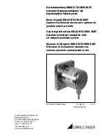 Camille Bauer KINAX N702-INOX HART Operating Instructions Manual preview