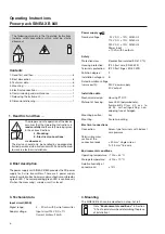 Preview for 6 page of Camille Bauer SINEAX B 840 Operating Instructions Manual